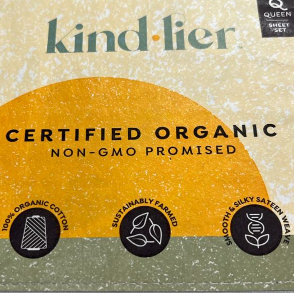 Organic Queen size sheet set